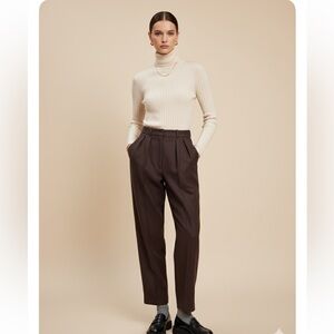 Vintage Alfred Sung 100% Wool trousers size 6 Made in Canada